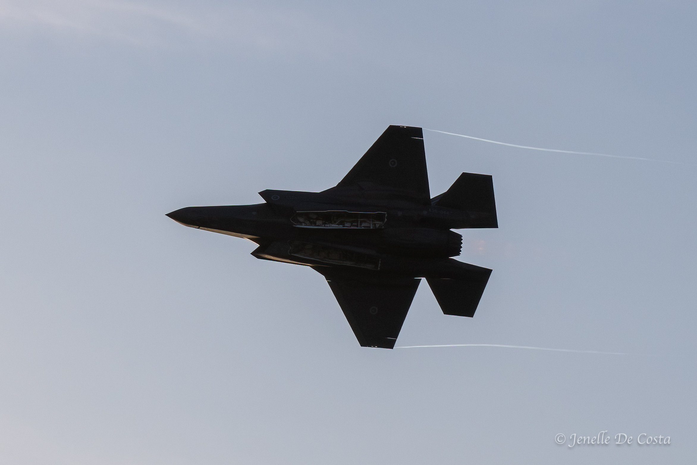 Territory day fireworksRAAF F-35s